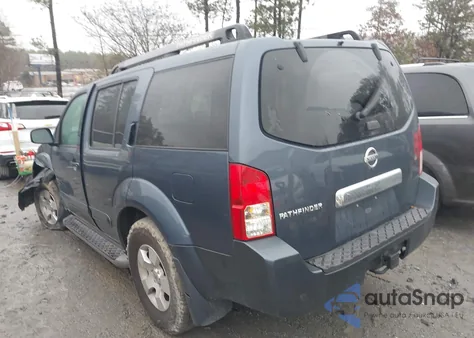 2006 Nissan Pathfinder S из США, поврежденный, VIN 5N1AR18U66C680240